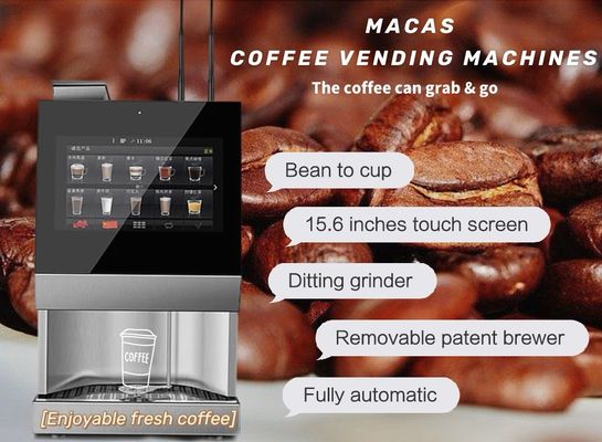 Buy Restaurant Smart Bean To Cup Coffee Vending Machine With Programmable Setting online manufacture