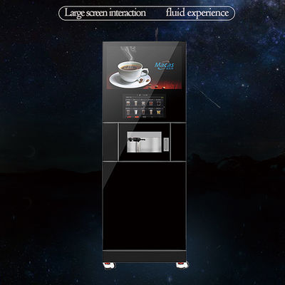 Buy Coffee Vending Machine Supply Floor Standing Coffee Machine Self Serve Cappuccino Machine online manufacture