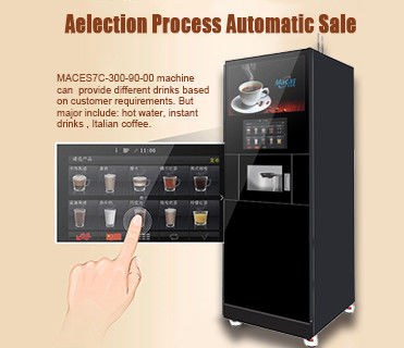 Buy 220VAC Bean To Cup Espresso Coffee Machine / Touch Screen Vending Machine 220KG online manufacture