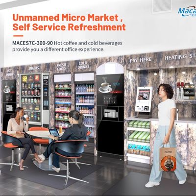 Buy NAYAX Payment Floor Standing Coffee Machine Mini Coffee Vending Machine online manufacture