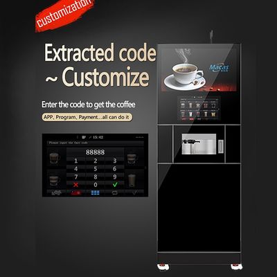 OEM ODM Automatic Coffee Cappuccino Vending Machine Electronic Payment