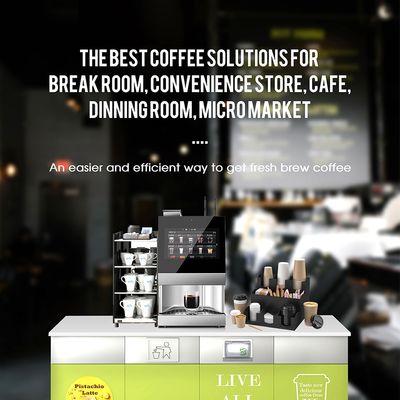 Buy WIFI 4G Commercial Coffee Vending Machine Automatic Espresso Coffee Machine online manufacture