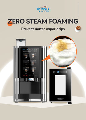 Buy Commercial Touch Screen Tea Coffee Vending Machine With Fresh Milk online manufacture