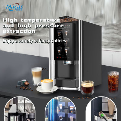 Buy Automatic Commercial Cappuccino Latte Mocha Table Top Coffee Vending Machine online manufacture