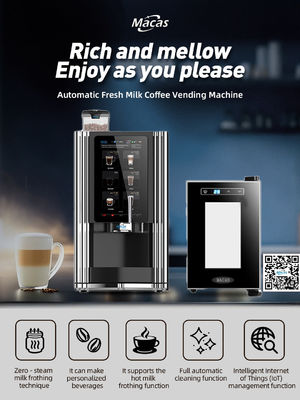 Buy Upgrade Office Customizable Commercial Coffee Vending Machine With Gear Pump online manufacture