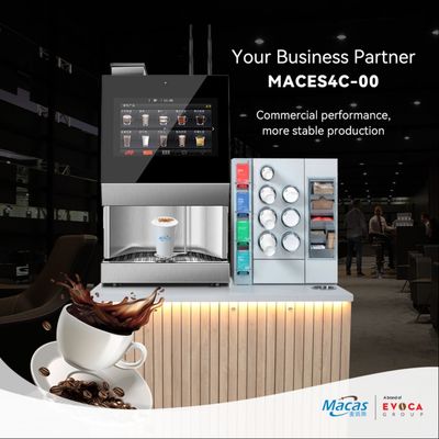 Good price LCD Display Screen Countertop Bean To Cup Coffee Vending Machine Cup Capacity 200 Cups online