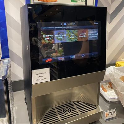 Good price Stainless Steel Instant Coffee Vending Machine Adjustable Temperature online