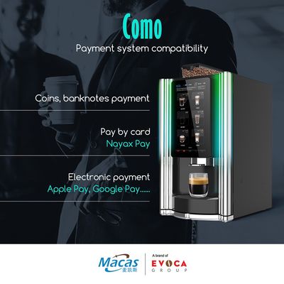 Good price 15.6inch Touch Screen Instant Bean To Cup Vending Coffee Machine Support IOT online