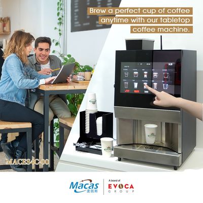 Good price 2.2L Commercial Coffee Making Equipment Bean To Cup Vending Machine 2700W online