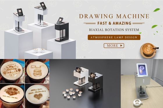 Good price Single Color Cake Coffee Art Printing Machine 15W Power online