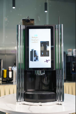Good price Black Beverage Selection In Commercial Coffee Vending Machine With AC220V/50HZ 110V/60Hz Rated Voltage online