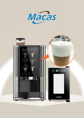 Good price Commercial fresh milk express vending machine with zero steam foam system online