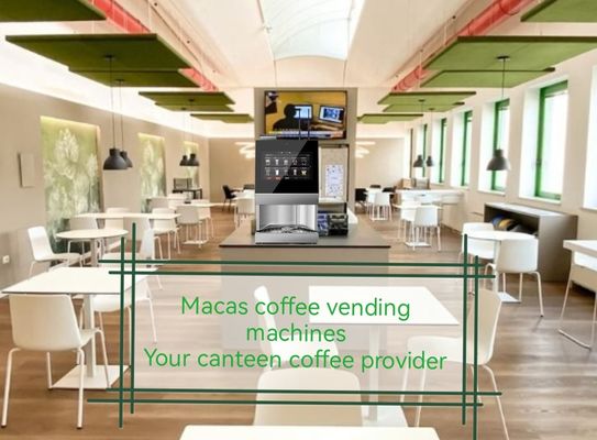 Commercial Best Bean To Cup Coffee Vending Machine With Imported Grinder